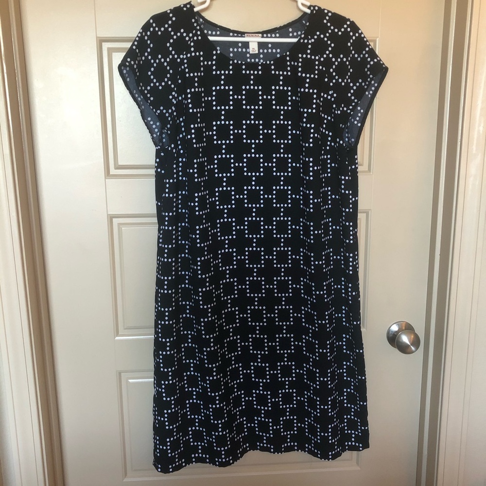 Merona Black & White dress